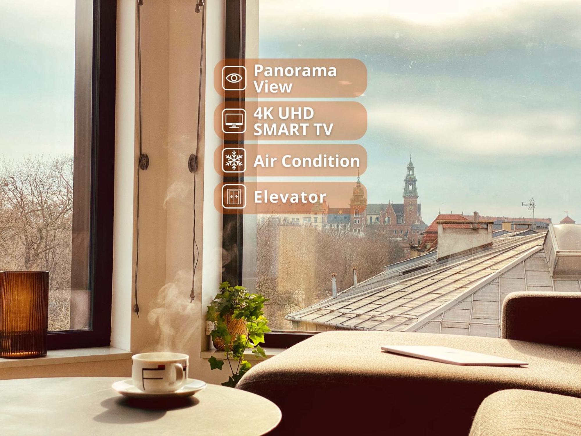Panorama View By Mint Apartment Cracovia Exterior foto